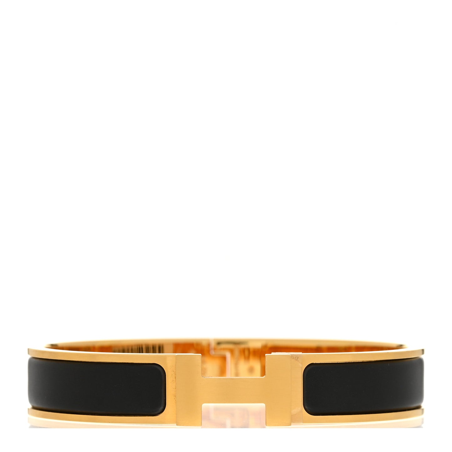 Matte Enamel Narrow Clic Clac HH Bracelet T5 Black
