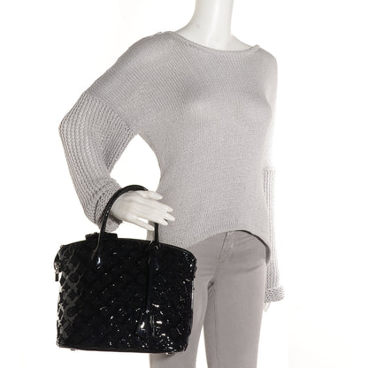 Louis Vuitton Patent Lambskin Fascination Lockit Black 2 of 7
