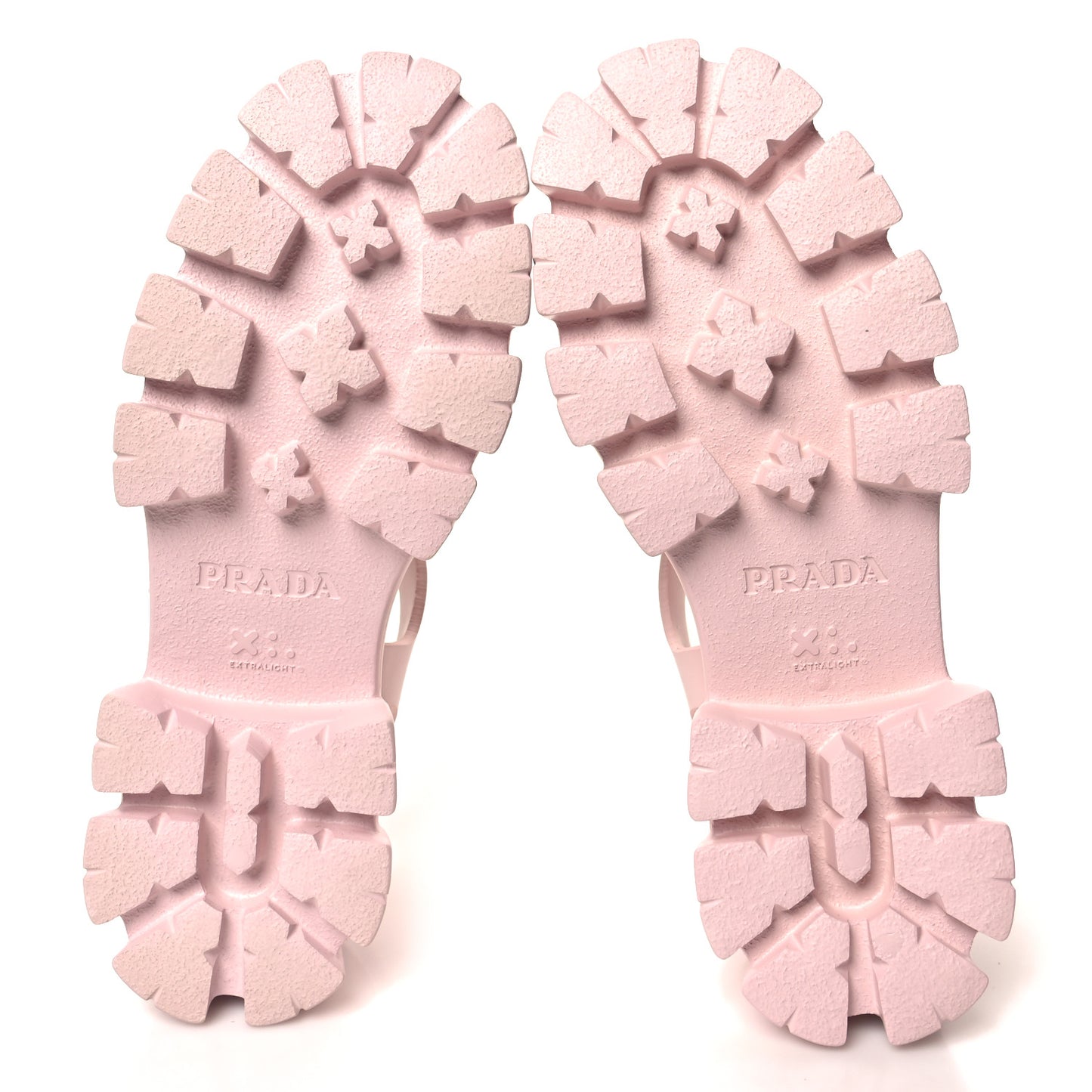 Foam Rubber Metal Triangle Logo Monolith 55mm Cage Sandals 40 Alabastro