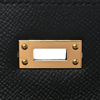 Hermes Epsom Kelly Sellier 25 Black 23 of 36