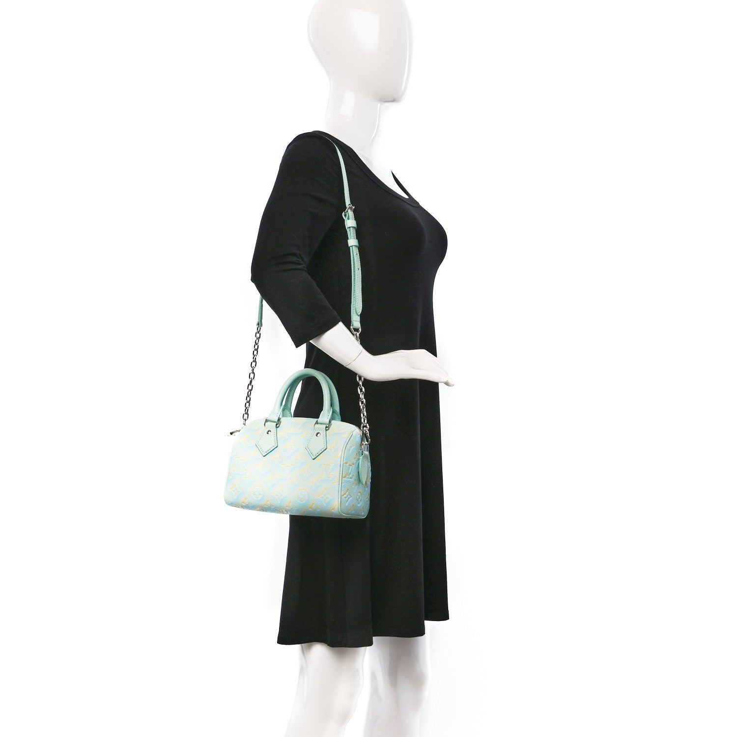 Louis Vuitton Empreinte Monogram Summer Stardust Speedy 20 Water Green 2 of 8