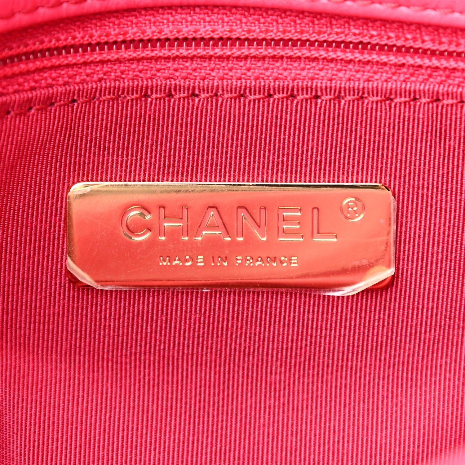 Chanel Goatskin Quilted Medium Chanel 19 Flap Pink 6 of 9