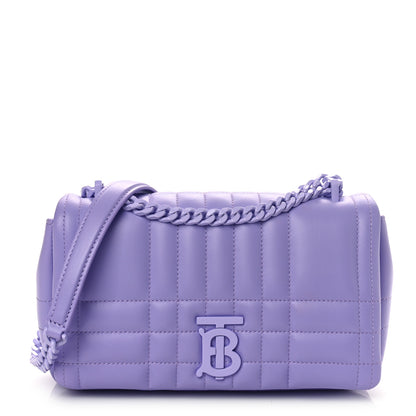 Burberry Lambskin Quilted Small Lola Bag Soft Violet 1 of 8