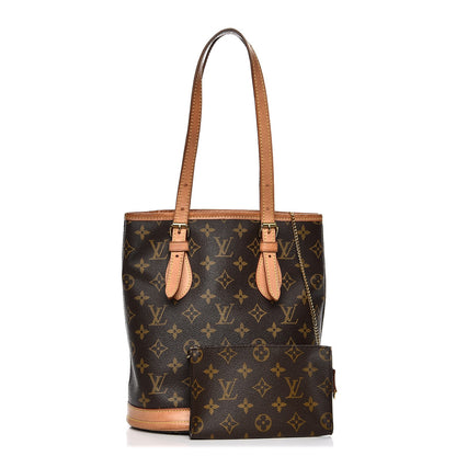 Louis Vuitton Monogram Petit Bucket 23 1 of 18