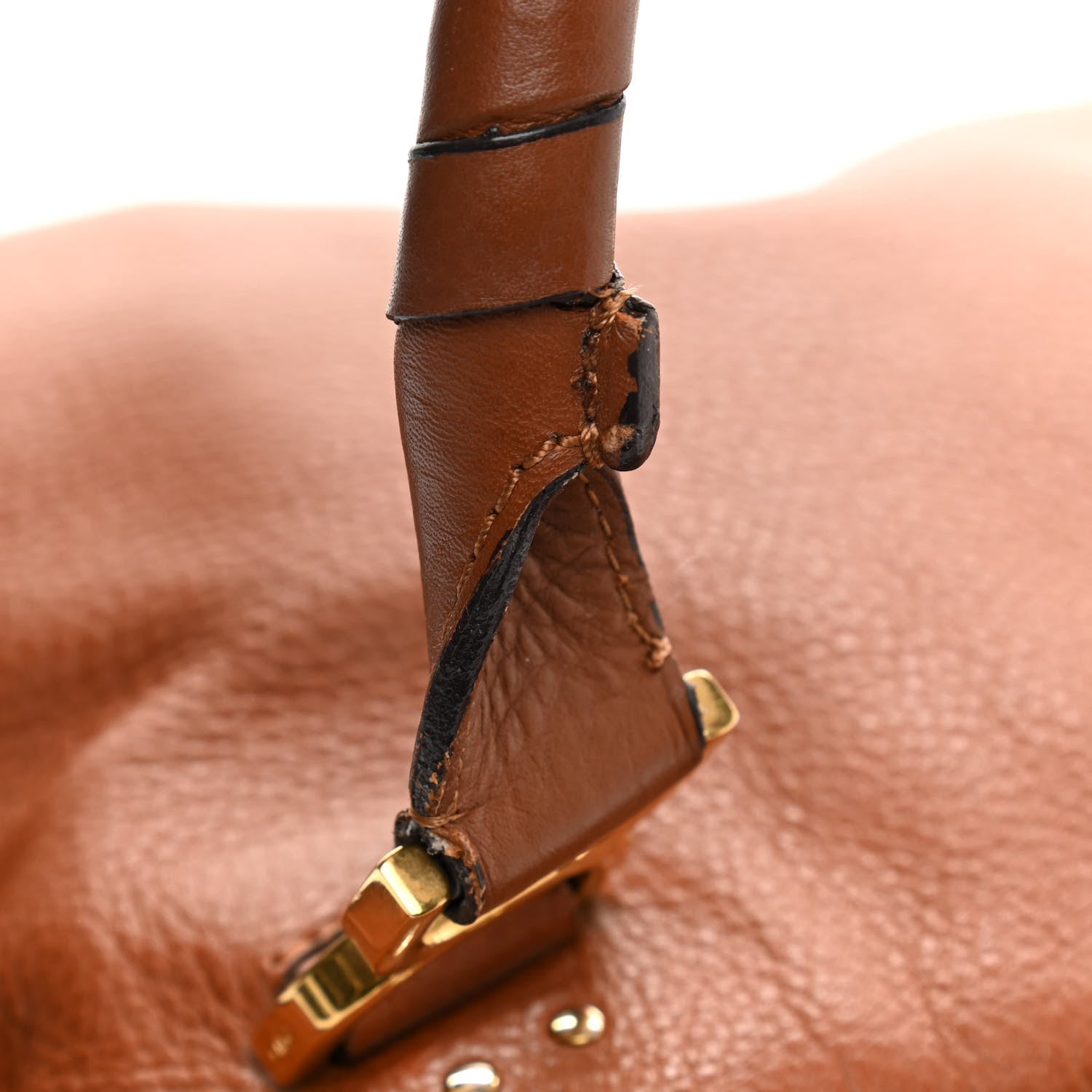 Chloe Calfskin Medium Marcie Satchel Tan 13 of 16