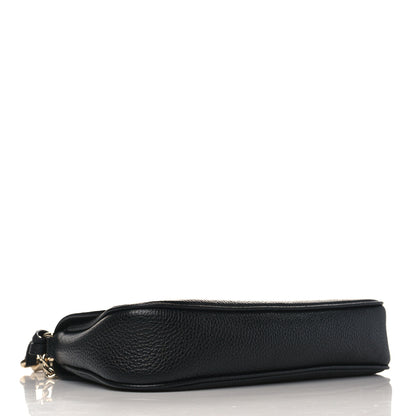 Gucci Pebbled Calfskin Medium Soho Flap Crossbody Black 4 of 9