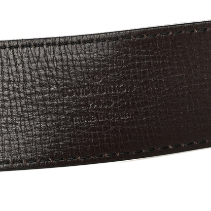 Louis Vuitton Calfskin Monogram LV Initiales Belt 100 40 Coffee 5 of 10