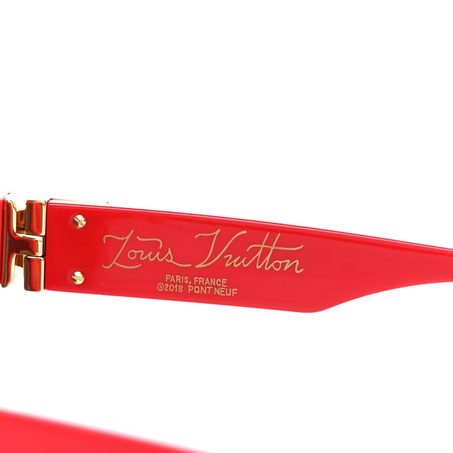 Louis Vuitton Acetate 1.1 Millionaires Z1169W Sunglasses Red 6 of 8