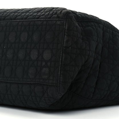 Christian Dior Nylon Cannage Large Lady Dior Black 10 of 10