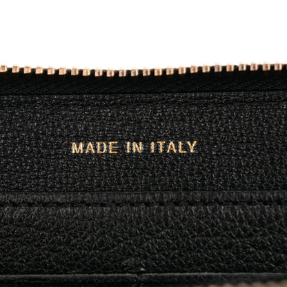 Chanel Patent Quilted Zip Around Wallet Black 7 of 8