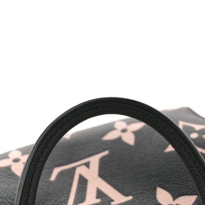Louis Vuitton Empreinte Monogram Giant Speedy Bandouliere 25 Black Beige 10 of 11