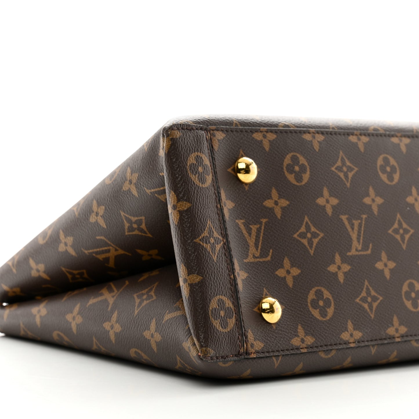 Monogram Flower Tote Caramel