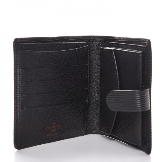 Epi Porte-Billets Compact Wallet Black