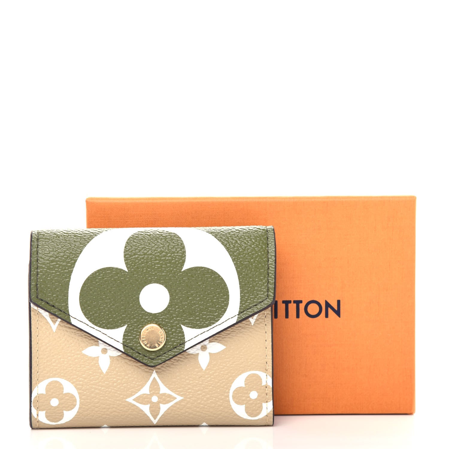 Louis Vuitton Monogram Giant Zoe Wallet Kaki 8 of 8