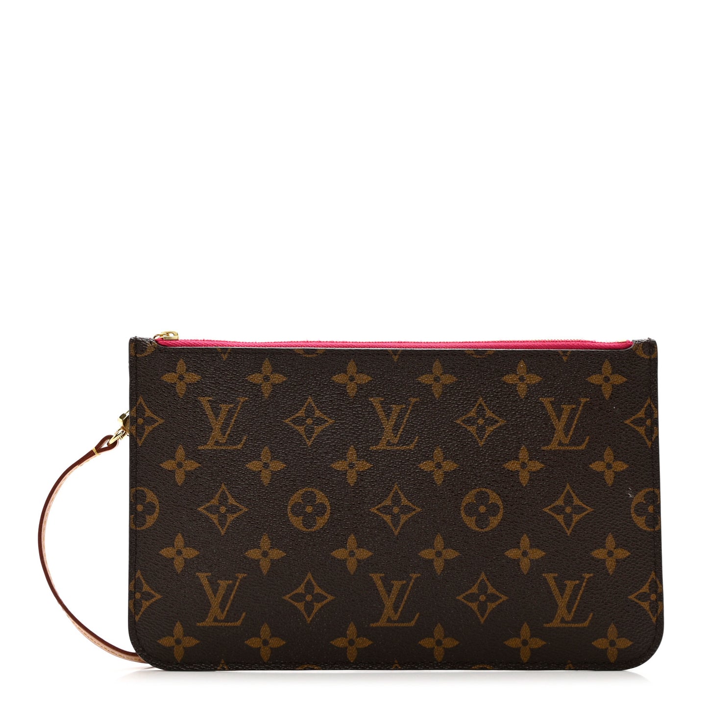 Monogram Neverfull MM GM Pochette Fuchsia