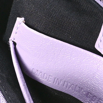 Balenciaga Agneau Arena Le Cagole Mini Purse With Chain Lilac 7 of 11