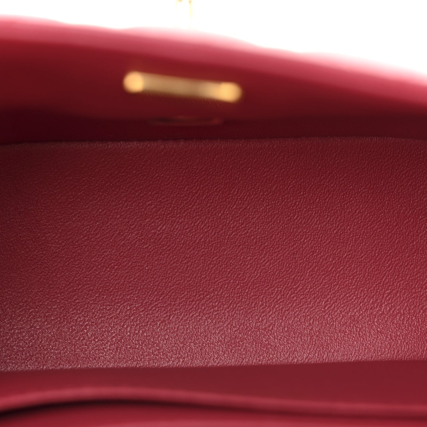 Lambskin Quilted Mini Square Flap Dark Pink