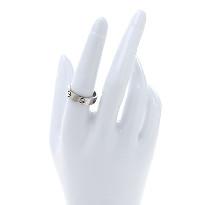 Cartier 18K White Gold 5.5mm LOVE Ring 57 8 2 of 5