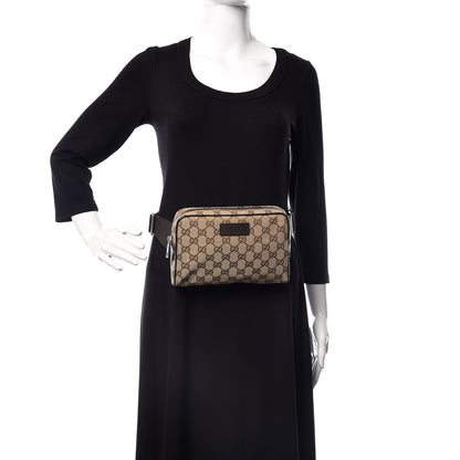 Gucci Monogram Belt Bag Dark Brown 2 of 10