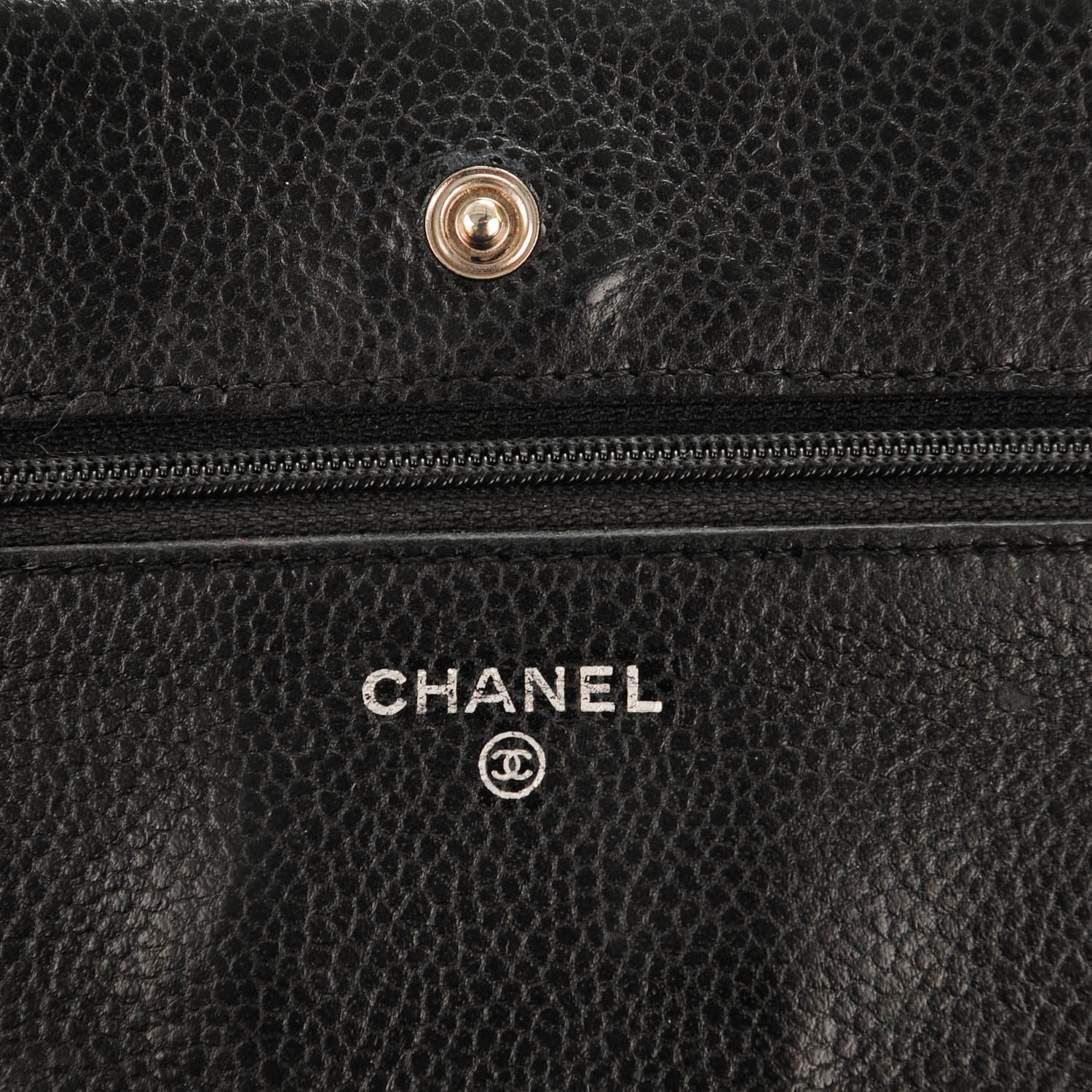 Chanel Caviar Quilted Wallet On Chain WOC Black 6 of 8