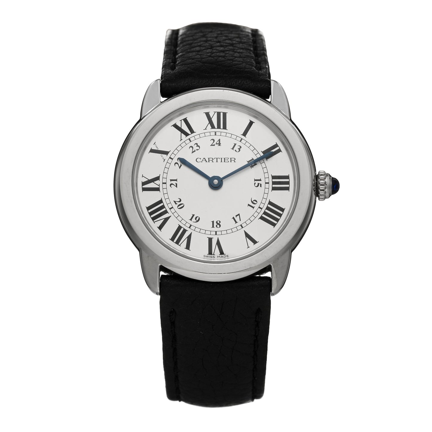Stainless Steel Calfskin 29mm Ronde Solo Quartz Watch