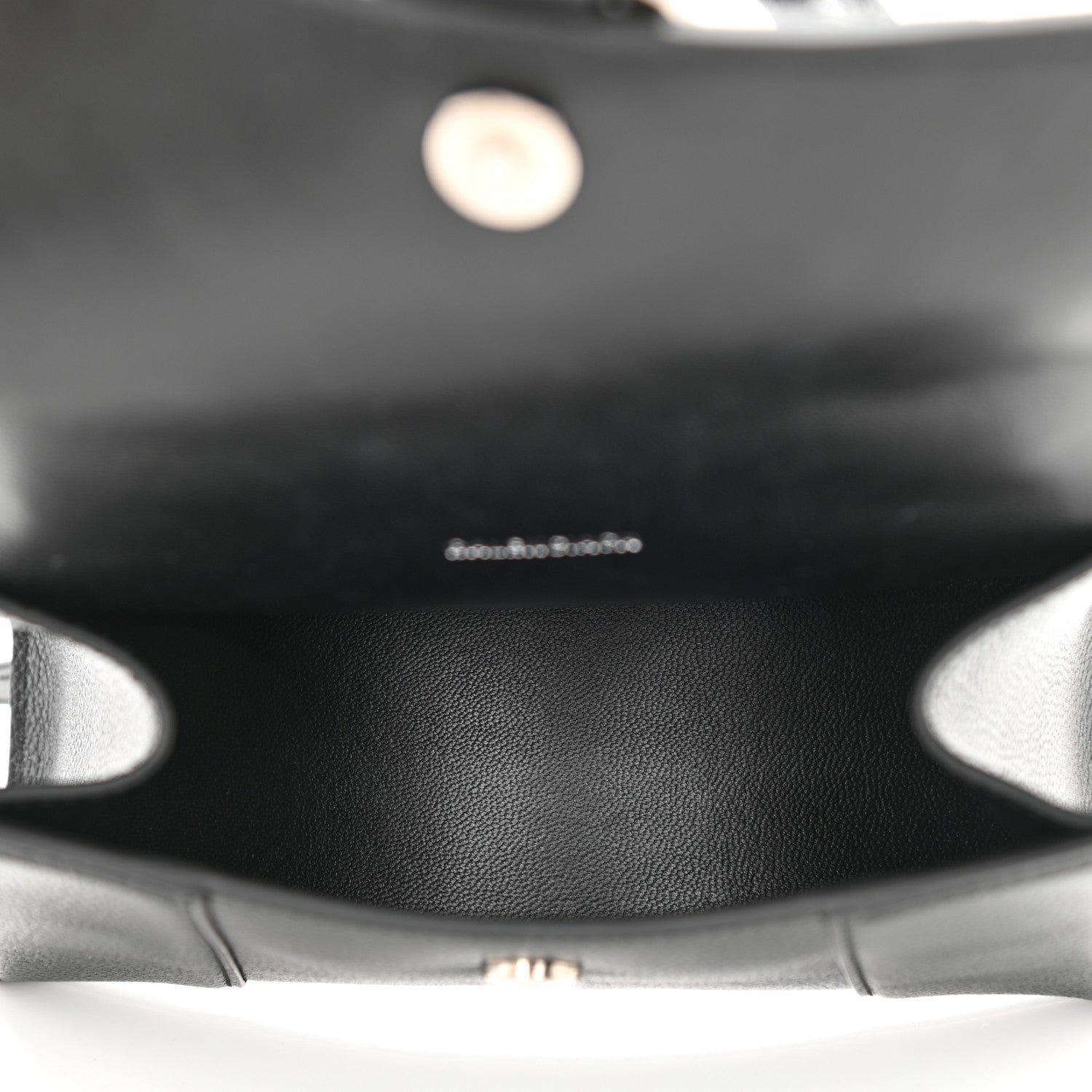 Balenciaga Grained Calfskin Hourglass Top Handle Bag XS Black 5 of 11