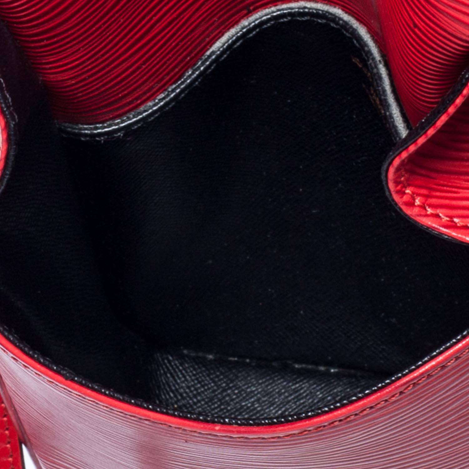 Louis Vuitton Epi Saint Cloud MM Red 9 of 9