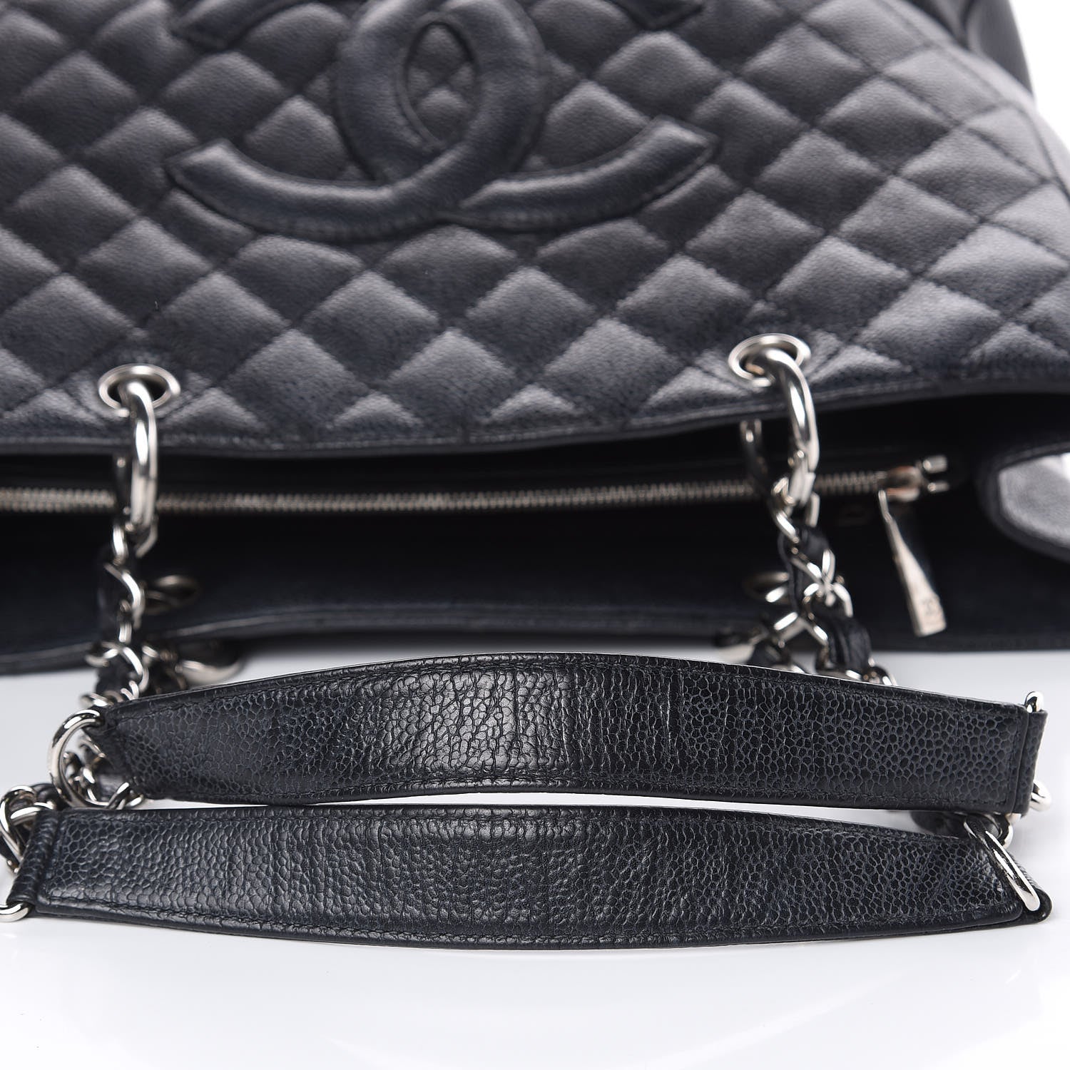 Chanel Caviar Quilted Grand Shopping Tote GST Black 10 of 26