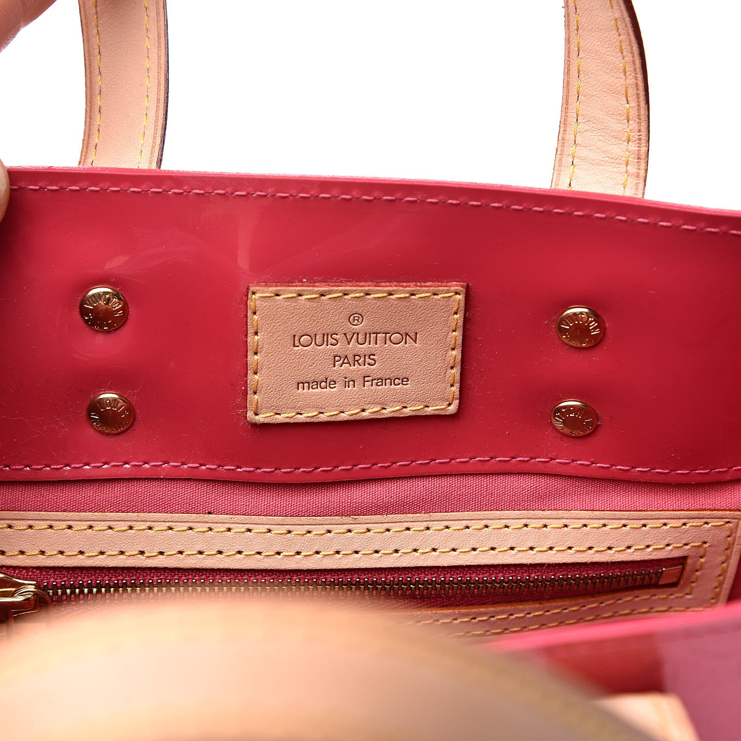 Louis Vuitton Vernis Reade PM Framboise 6 of 10