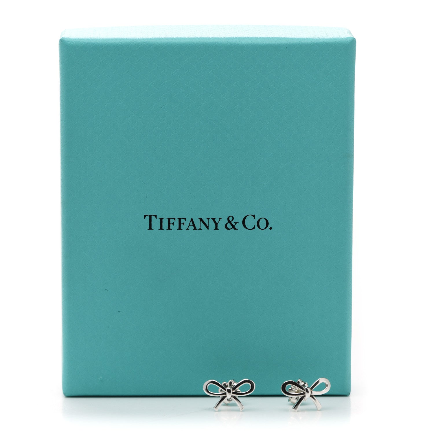 Tiffany Sterling Silver Bow Earrings 5 of 5