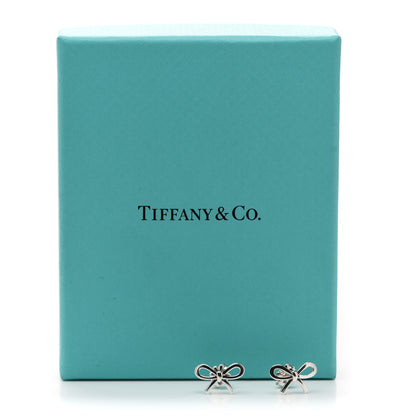 Tiffany Sterling Silver Bow Earrings 5 of 5