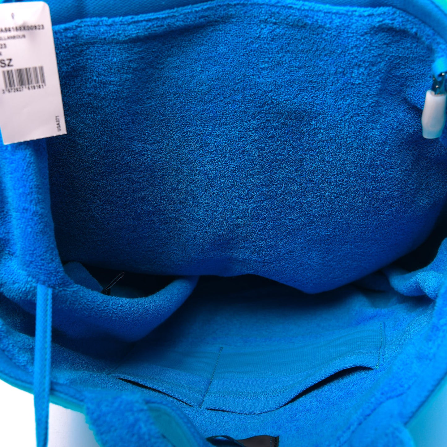 Terry Cotton CC Beach Tote Towel Set Blue