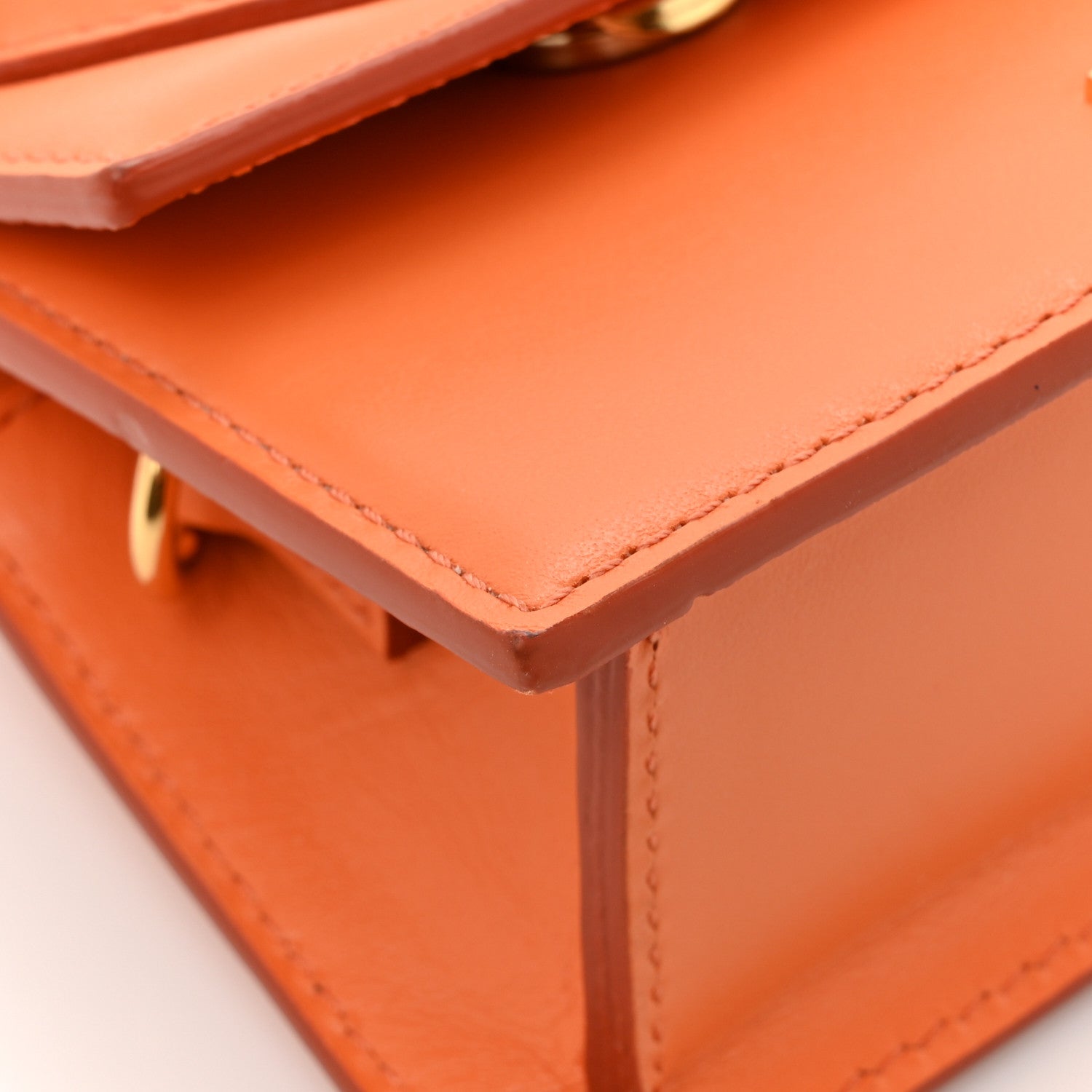 Jacquemus Smooth Calfskin Le Chiquito Orange 10 of 11