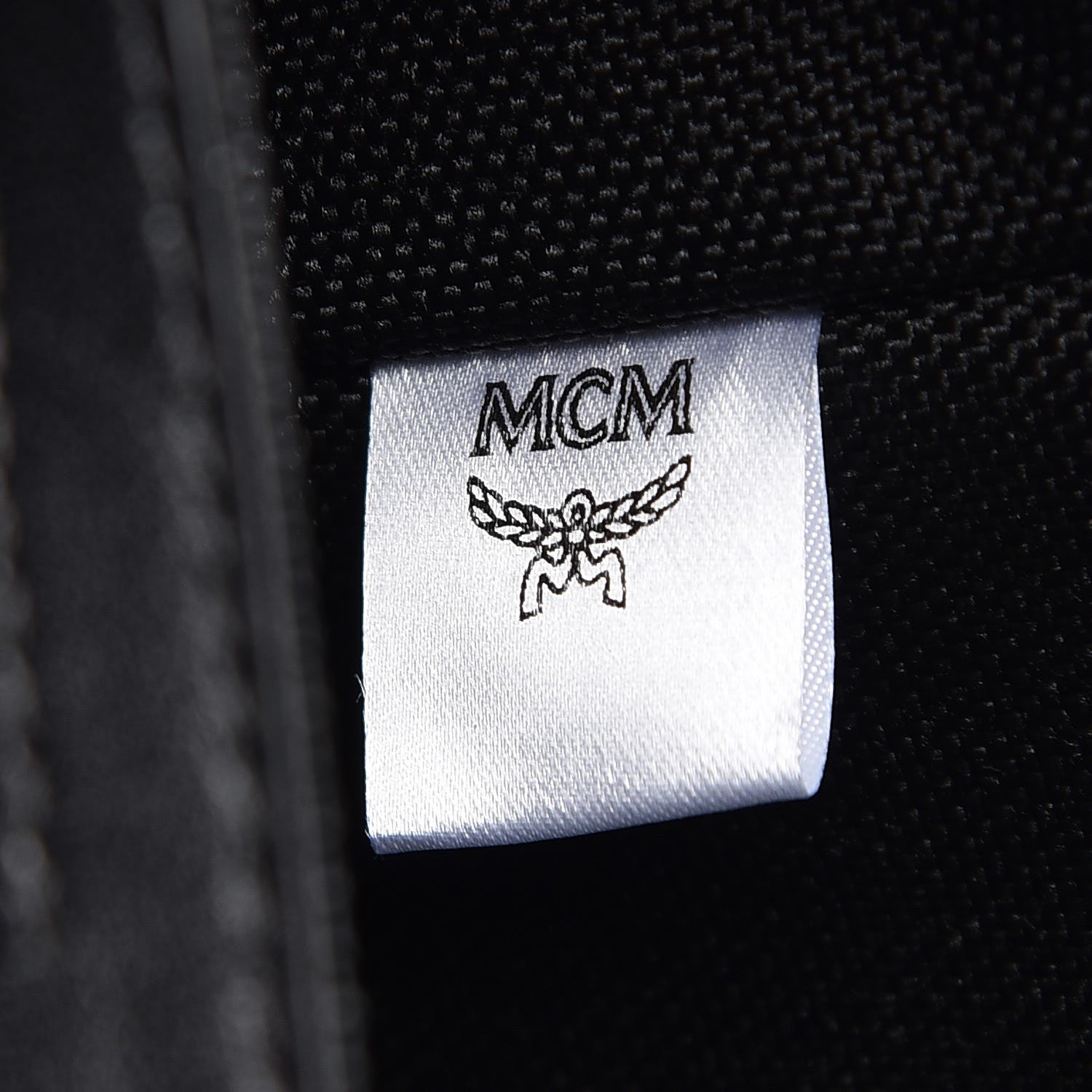 MCM Visetos Baroque Print Medium Stark Backpack Black Red 9 of 10