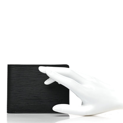 Louis Vuitton Epi Multiple Wallet Black 2 of 8