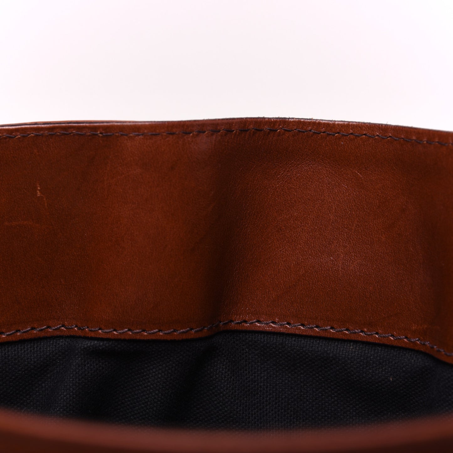 House Check Bridle Calfskin Medium Lynher Tote Dark Tan