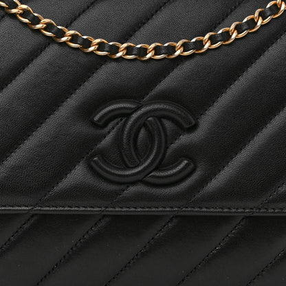 Chanel Lambskin Quilted Jumbo Coco Vintage Flap Black 9 of 11