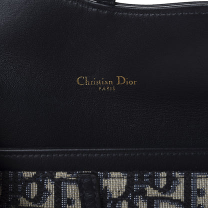 Christian Dior Oblique Saddle Chain Long Wallet Blue 7 of 11