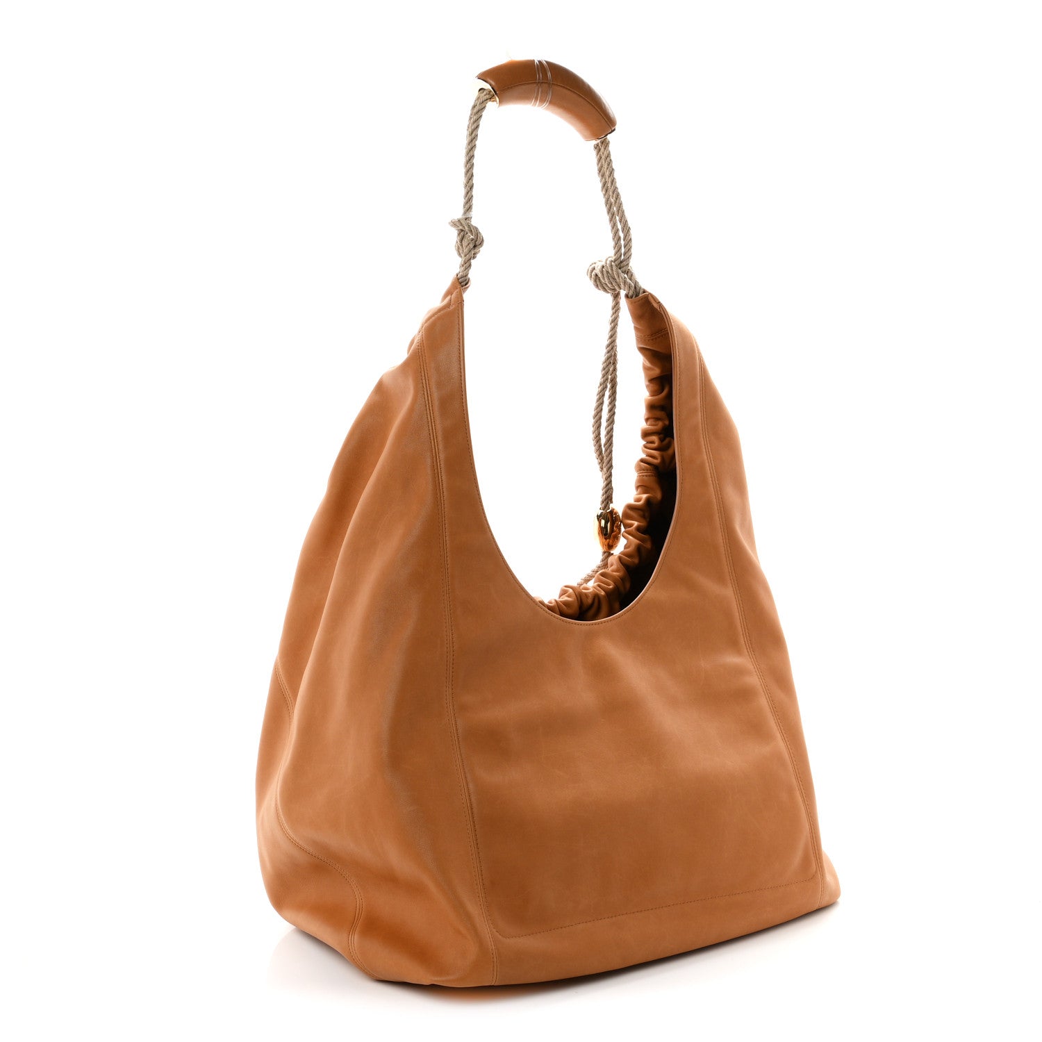 Loewe Nappa Rope Squeeze XL Bag Tan 3 of 9
