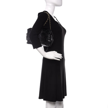 Chanel Calfskin Quilted Baluchon Black 2 of 10