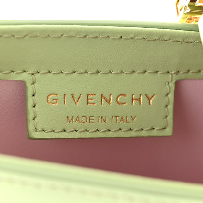 Givenchy Box Calfskin Mini Cut Out Shoulder Bag Pistachio 6 of 10