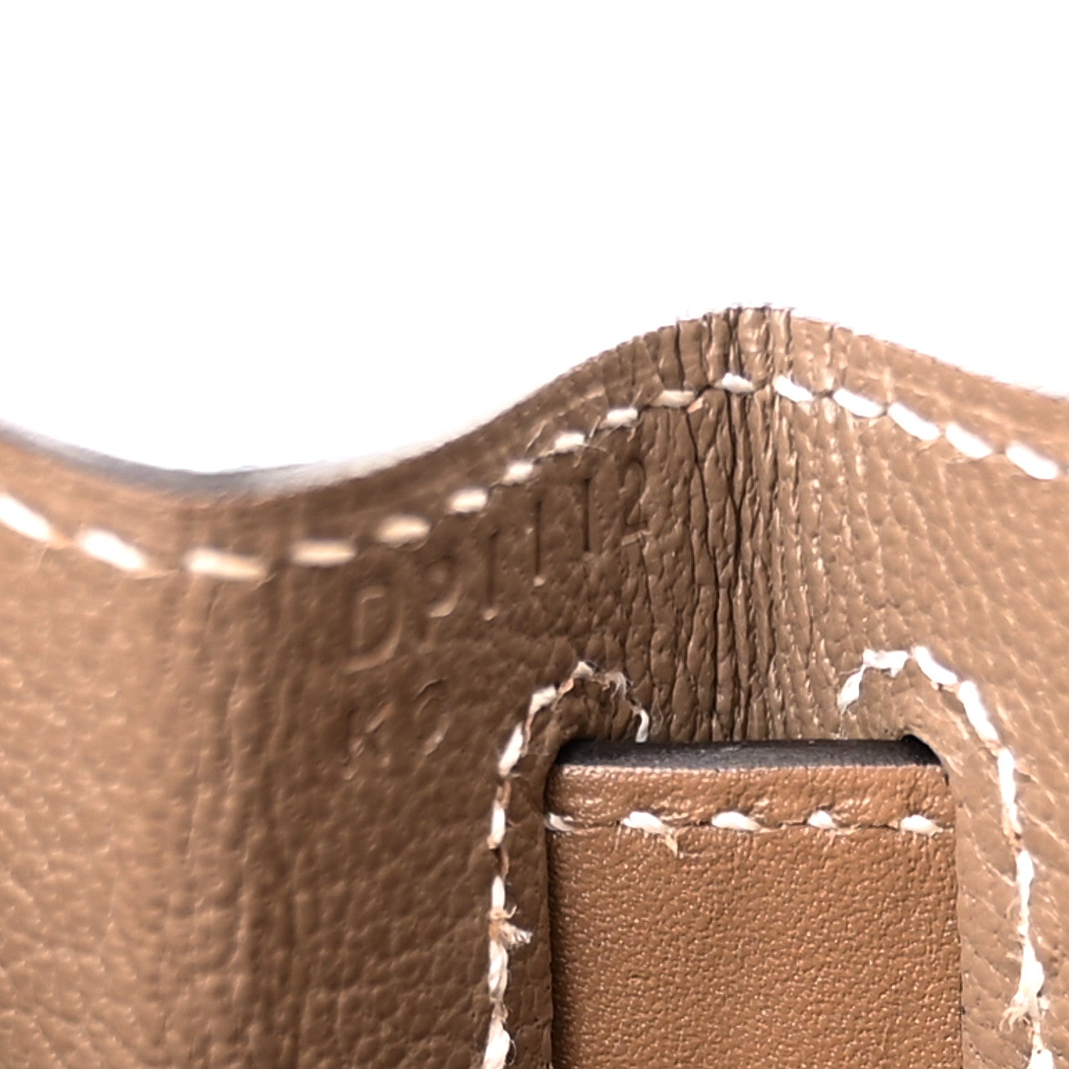Hermes Tadelakt Kelly Sellier 28 Etoupe 7 of 11