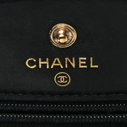 Chanel Caviar Timeless CC Wallet On Chain WOC Black 6 of 11