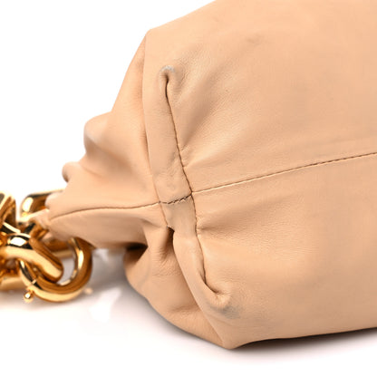 Bottega Veneta Calfskin The Pouch Chain Almond 8 of 17