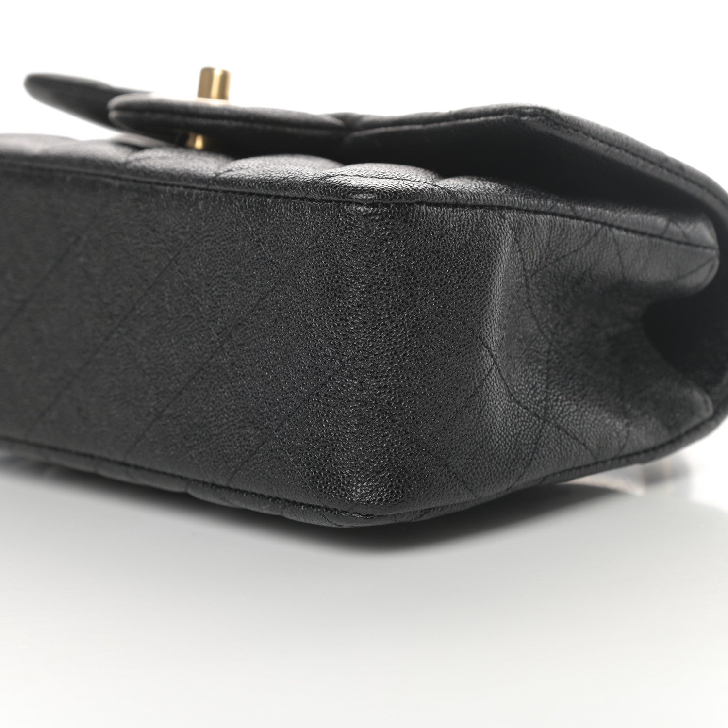 Chanel Caviar Quilted Mini Top Handle Rectangular Flap Black 10 of 12