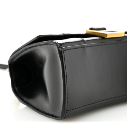 Balenciaga Shiny Box Calfskin Hourglass Top Handle Bag XS Black 9 of 10