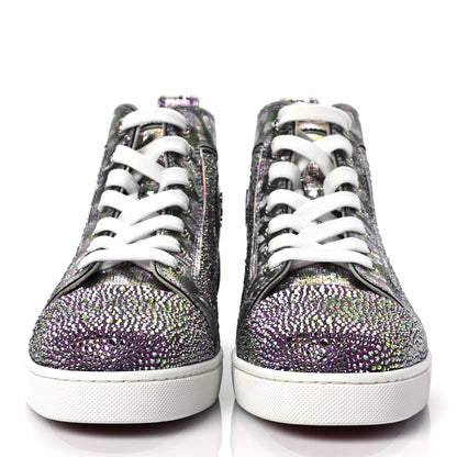 Christian Louboutin Veau Velours Strass Womens Louis Flat Sneakers 39 Renaissance 2 of 7