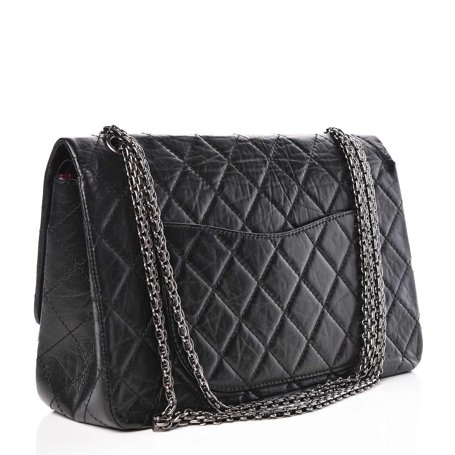 Chanel Aged Calfskin Quilted 2.55 Reissue 227 Flap Black 3 of 10