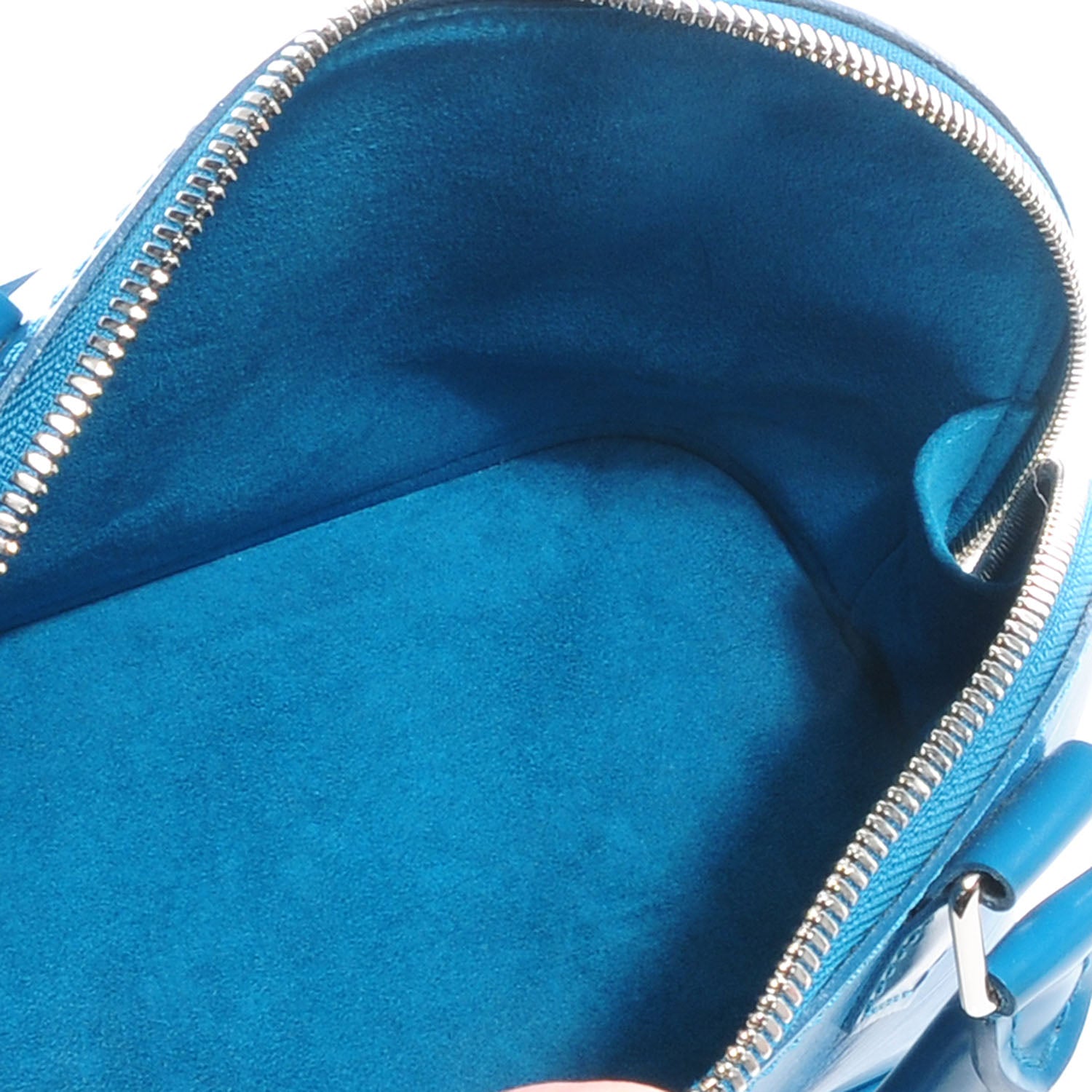 Louis Vuitton Epi Alma BB Cyan 5 of 7
