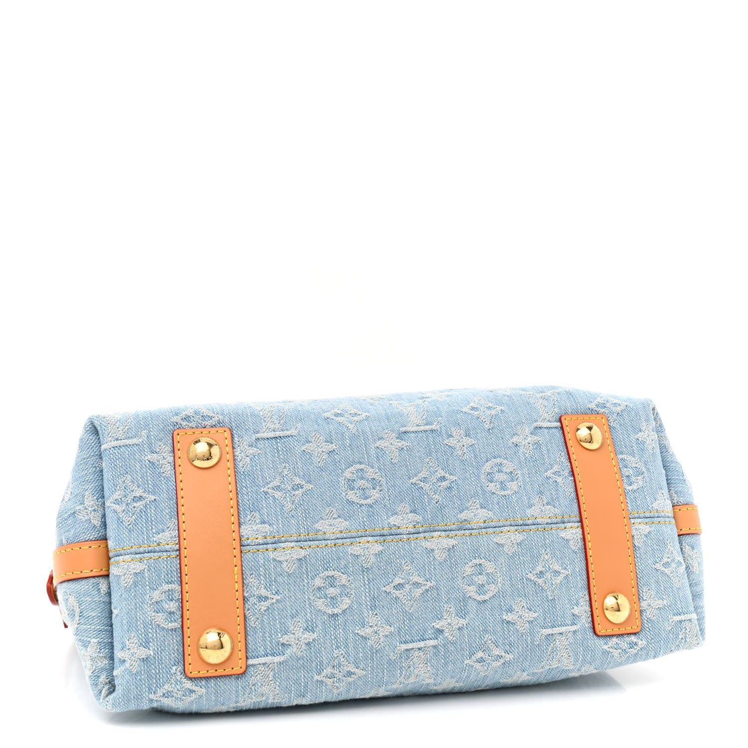 Louis Vuitton Monogram Denim CarryAll PM Sky Blue 5 of 12